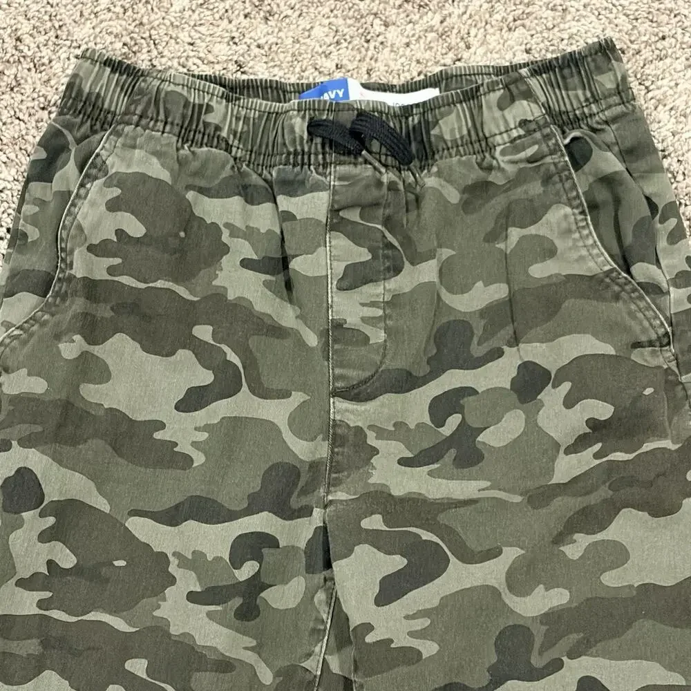 Boys Pants Size XL 14-16 Old Navy Brown Corduroy, Green Camouflage